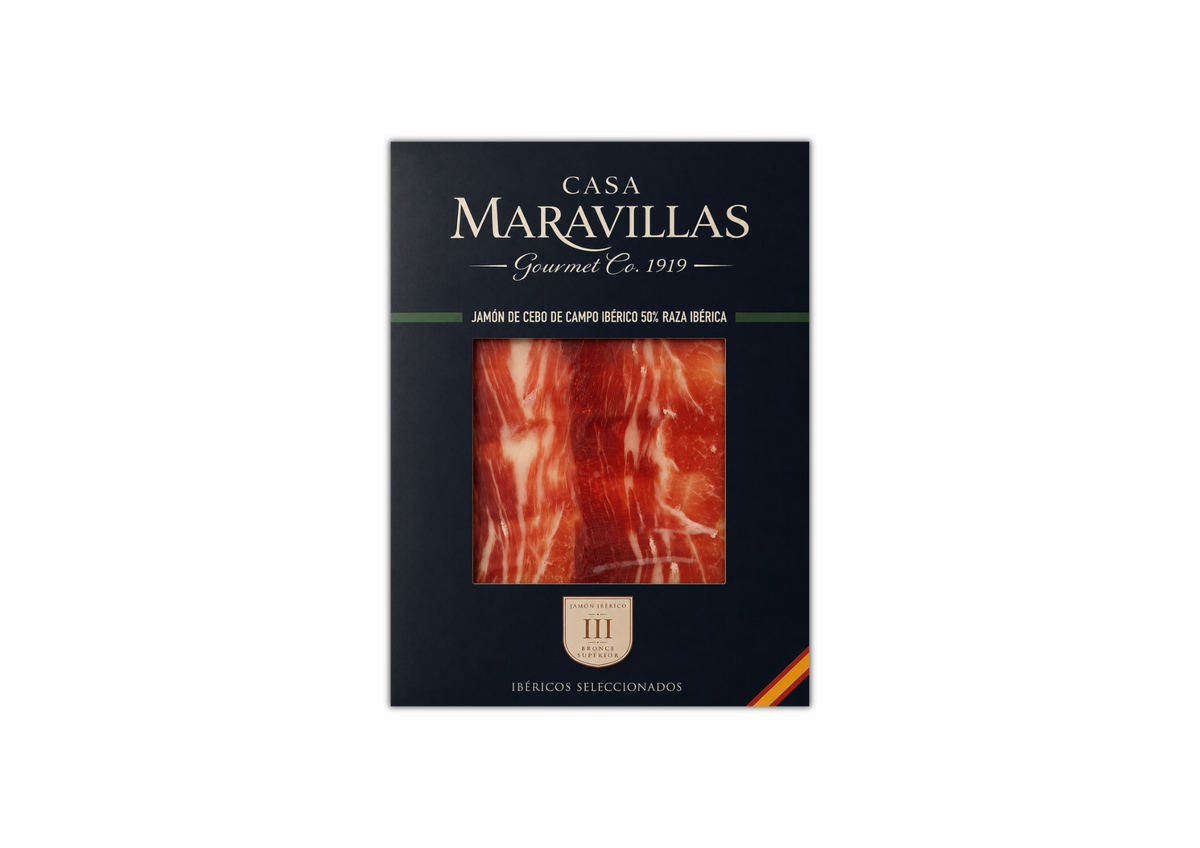Jamón Cebo de Campo 50% Ibérico — Cortado a Mano