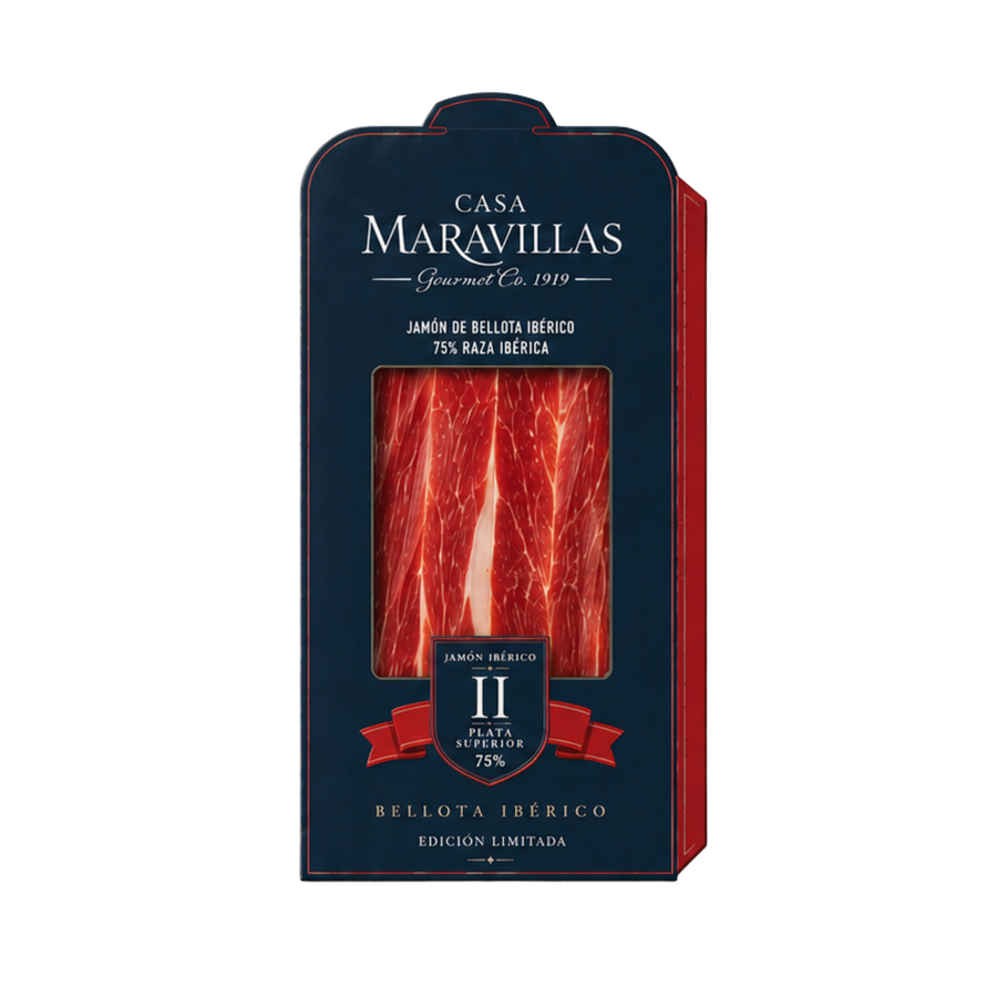 Acorn-fed 75% Iberian Ham — Hand-carved