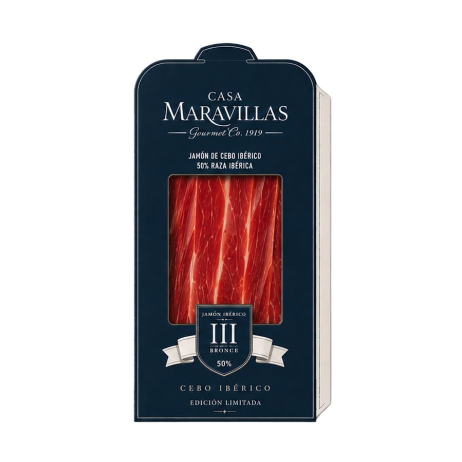 50% Iberian Cebo Ham — Hand-Carved