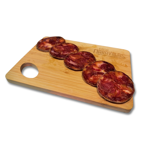 Acorn-fed Iberian Chorizo - Sliced